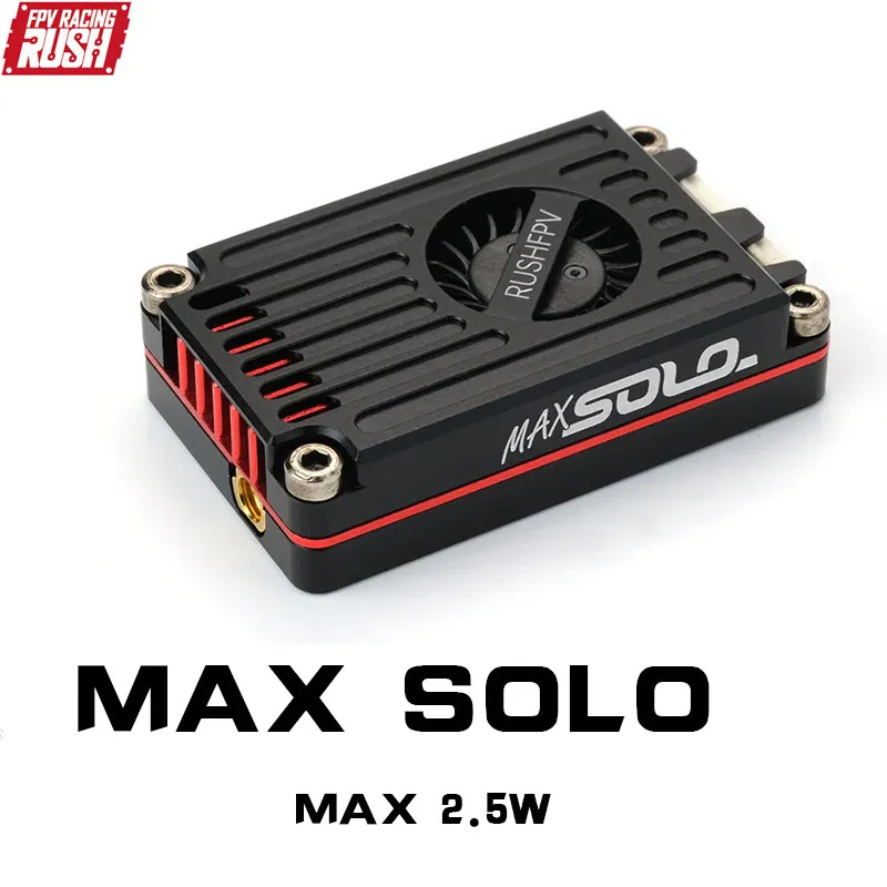 جهاز إرسال فيديو FPV طويل المد - مراجعة Rushfpv Rush Max Solo 5.8G 2.5W Vtx وسعره
