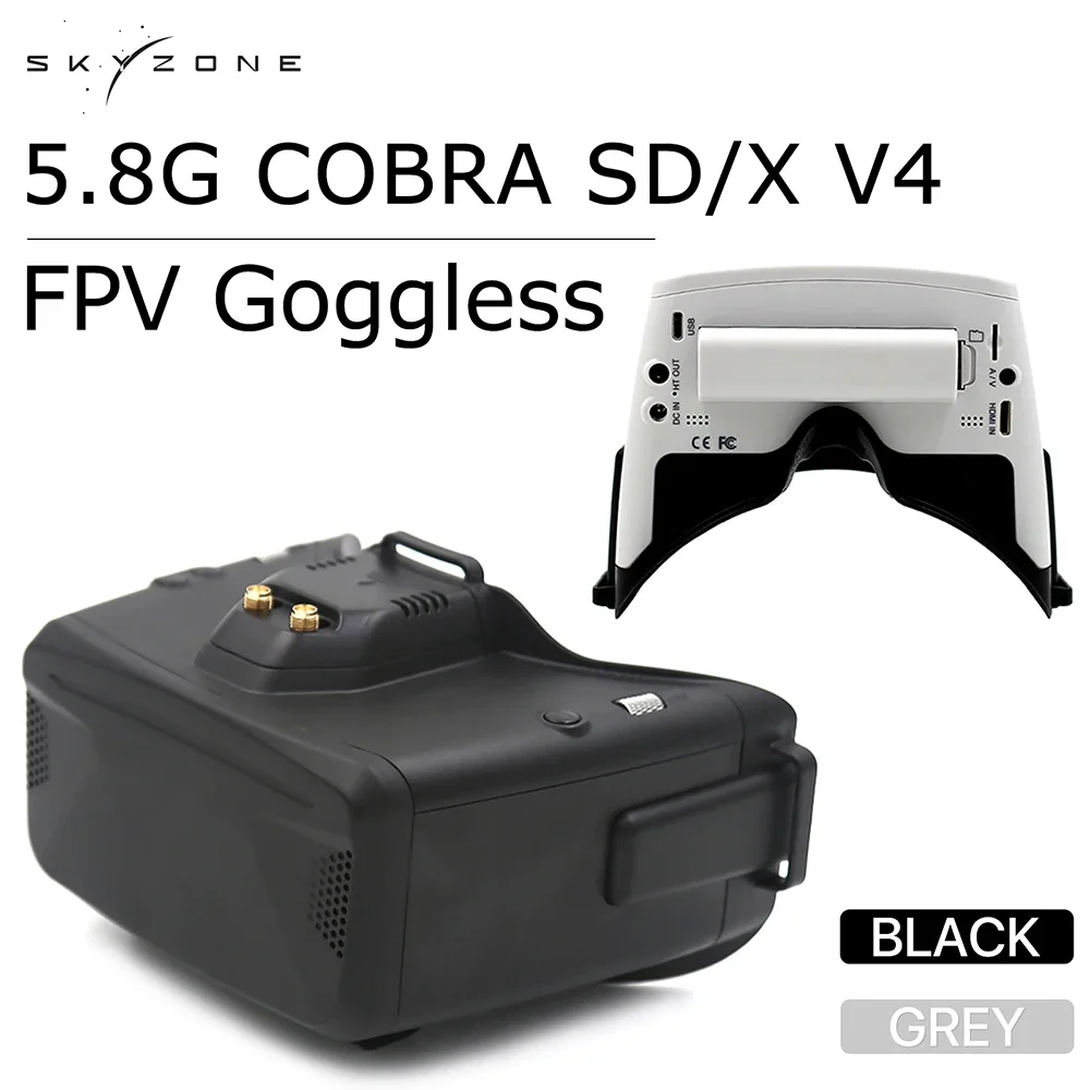 Skyzone 5.8G Cobra SD/X V4 FPV - مراجعة Skyzone Sky04O Pro Fpv Goggles وسعره